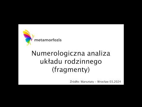 Miniatura: Numerologiczna analiza układu rodzinnego